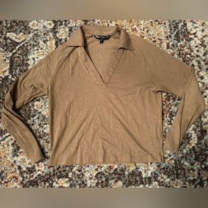 Banana Republic Collared Long Sleeve Cotton Shirt